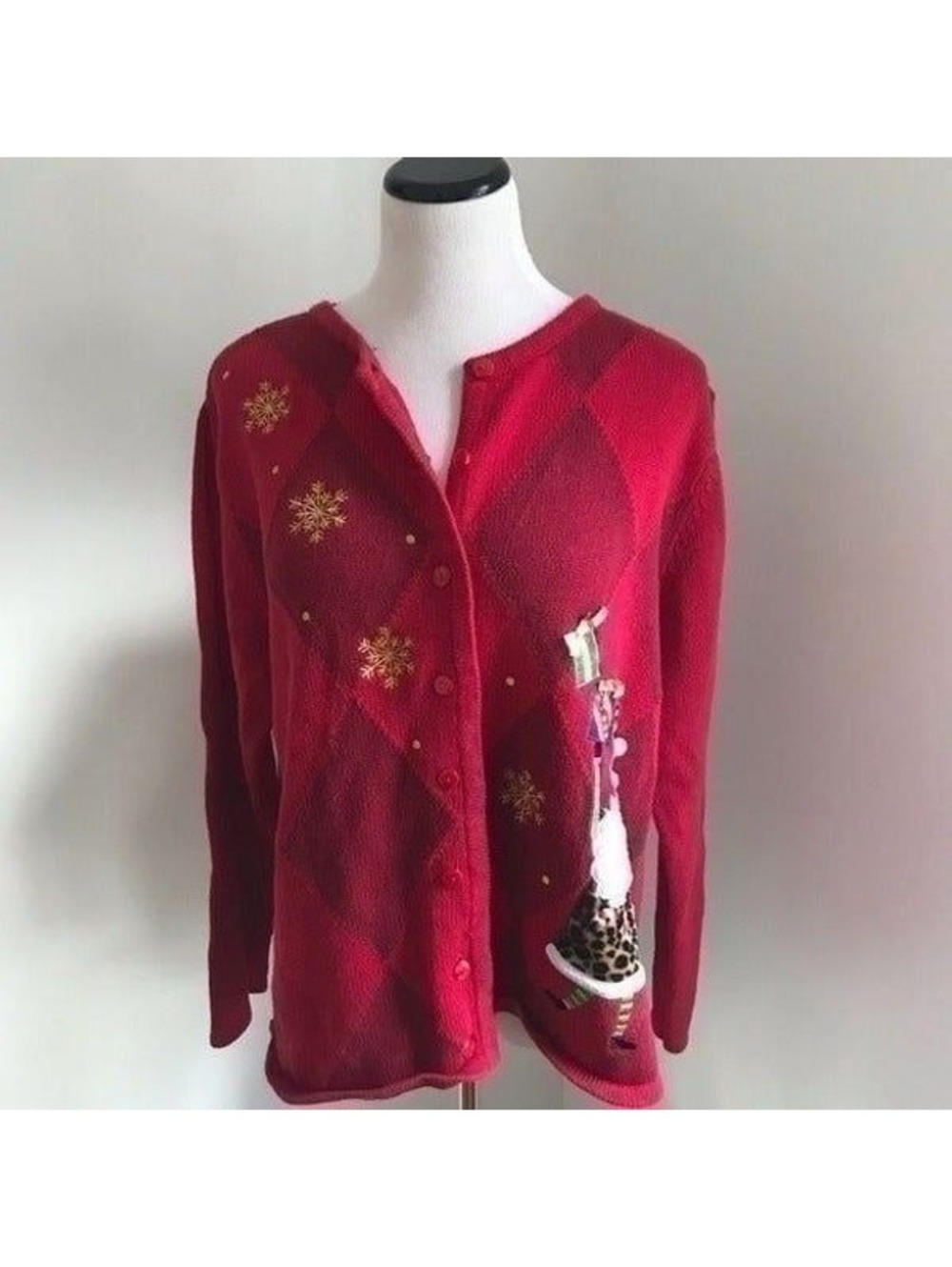 Ugly Xmas Sweater Santa and Presents